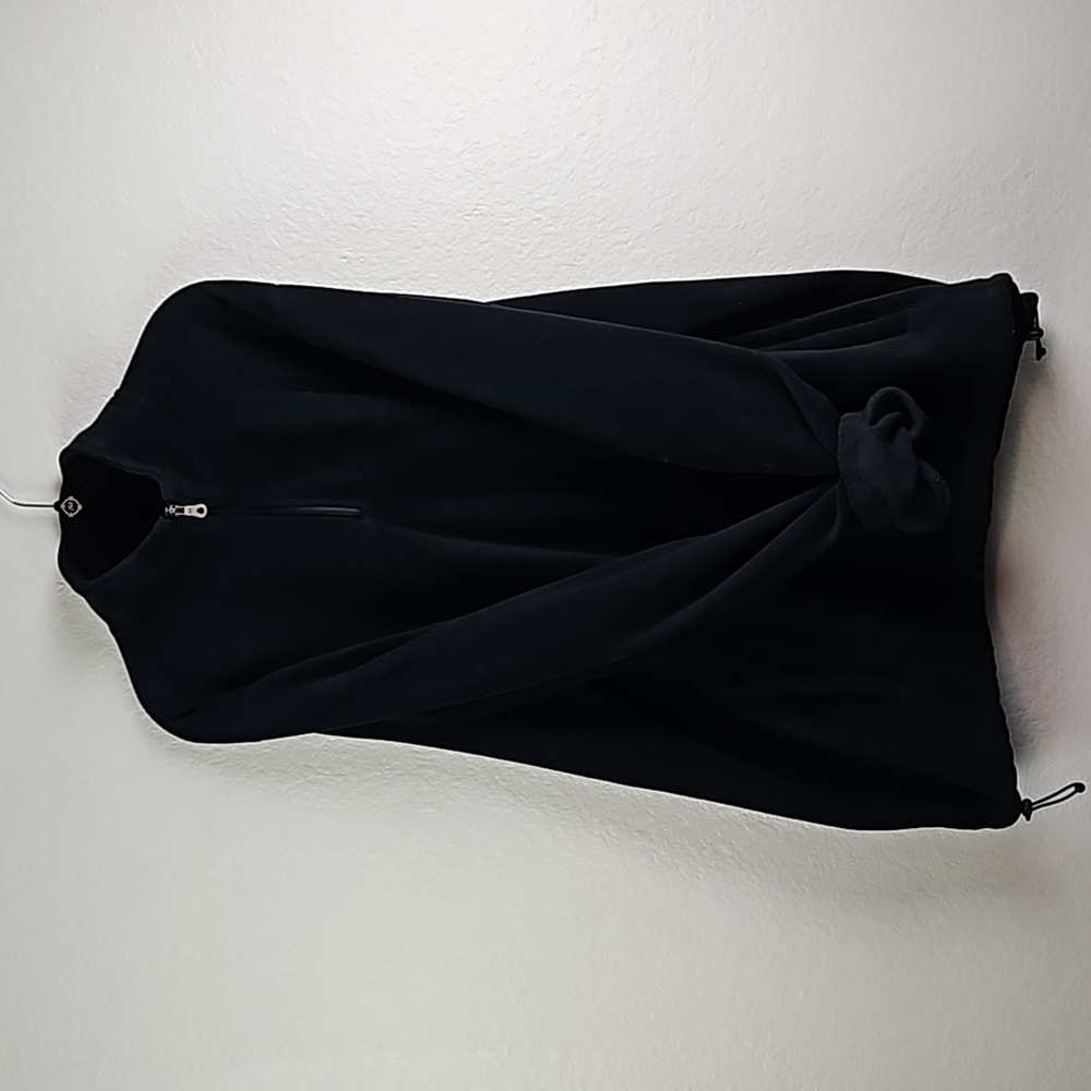 Croft & Barrow | Men's Black Fleece 1/4 Zip Pockets Jacket Sz XXL - Picture 3 of 8